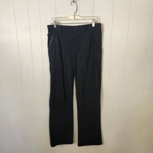 Merrell Selectwick Womens Black Hiking Pants Mid Rise Stretch Straight Size 8